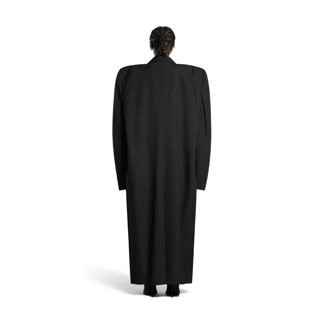 Cappotto Cut Away Boxy in Nero
