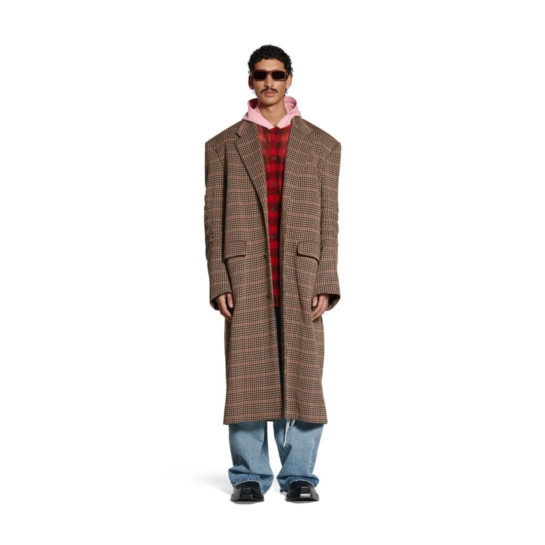 Cappotto In Maglia Tailored in Beige