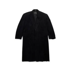 Cappotto Maxi da Uomo in Nero