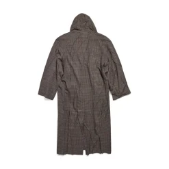 Cappotto Raglan Con Cappuccio in Kaki