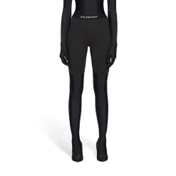 Ciclisti Athletic Balenciaga da Donna in Nero