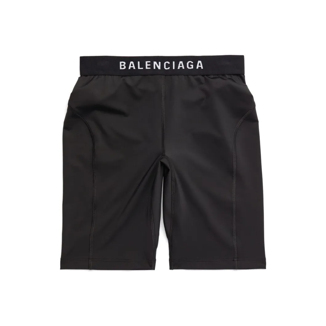 Ciclisti Athletic Balenciaga da Donna in Nero