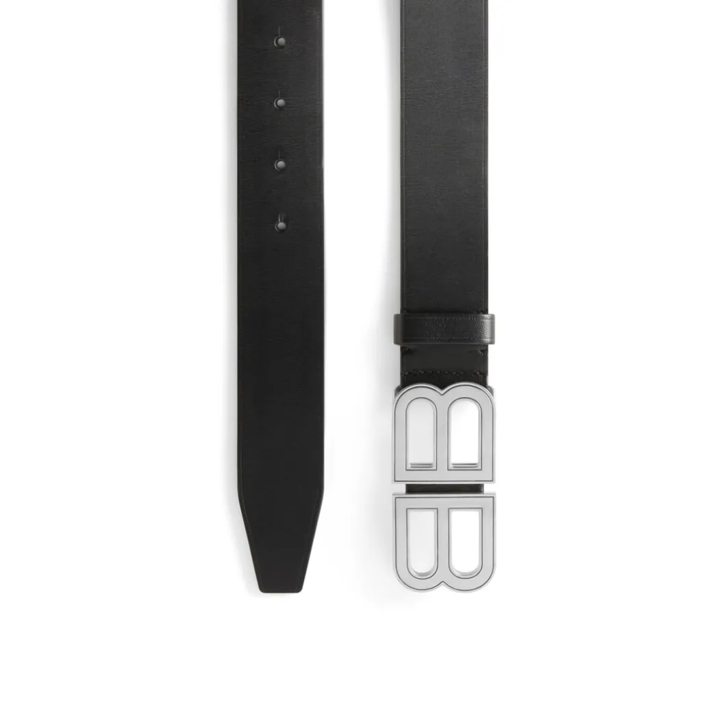 Cintura Bb Hourglass Large da Uomo in Nero