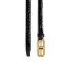 Cintura Bb Hourglass Sottile da Donna in Nero