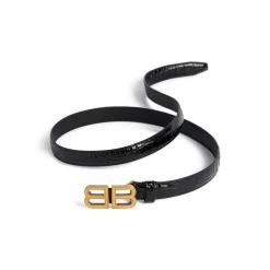 Cintura Bb Hourglass Sottile da Donna in Nero