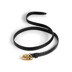Cintura Bb Super Thin da Donna in Nero
