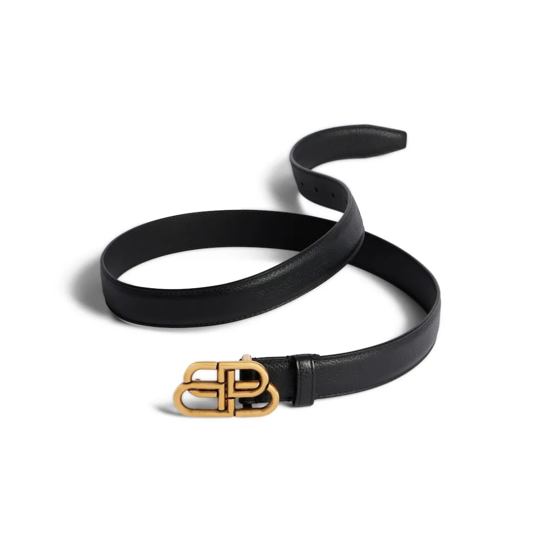 Cintura Bb Thin da Donna in Nero