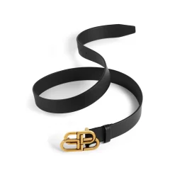 Cintura Bb Thin da Donna in Nero