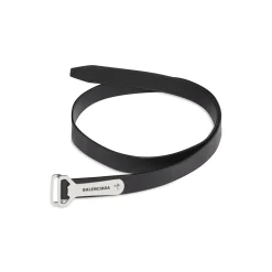 Cintura D Ring Apribottiglie da Uomo in Nero