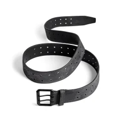 Cintura Double Holes da Uomo in Nero