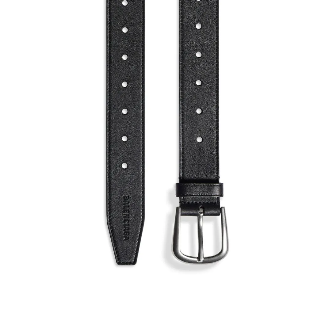 Cintura Half Moon da Uomo in Nero