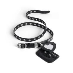 Cintura Le Cagole Con Charm  da Donna in Nero