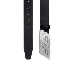Cintura Moto Logo da Uomo in Nero