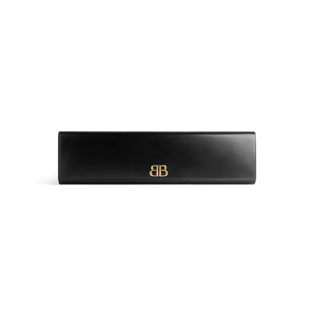 Clutch Maxi da Donna in Nero