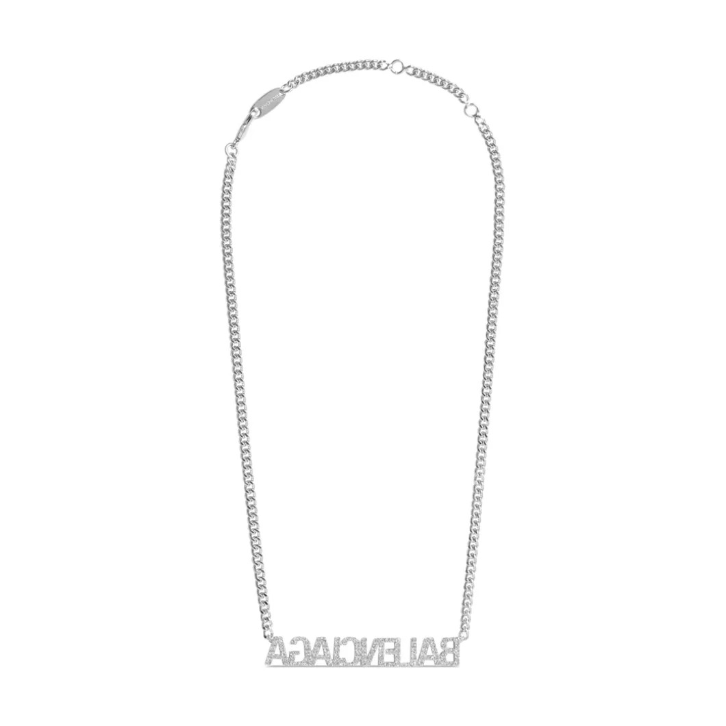 Collana Typo Mirror da Donna in Argento