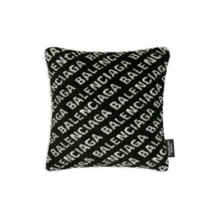 Cuscino Allover Logo  in Nero