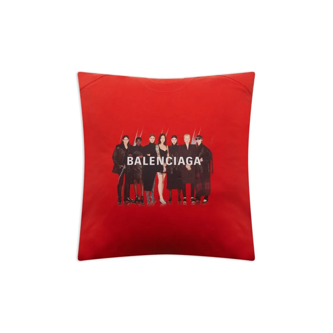 Cuscino In Jersey in Rosso
