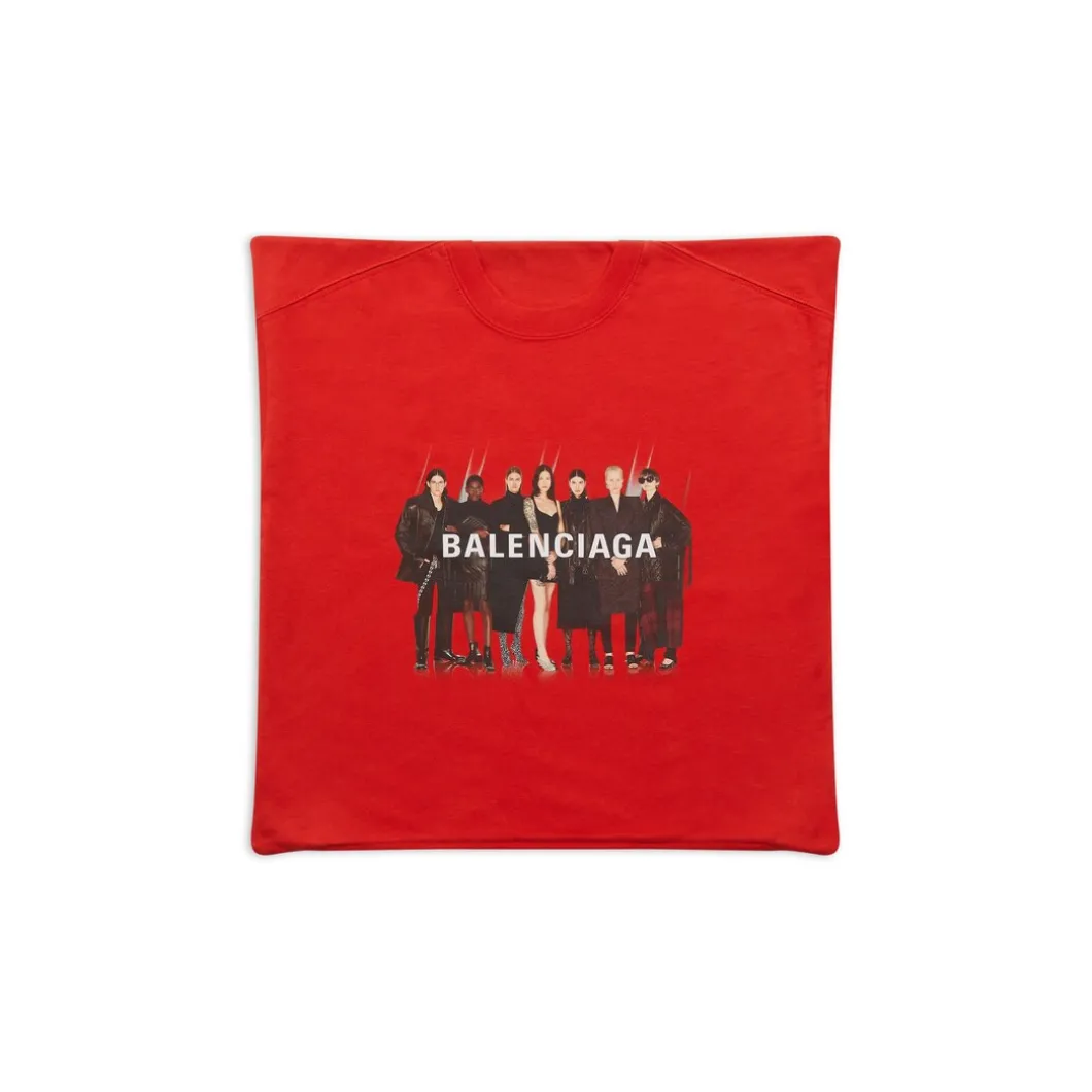 Cuscino In Jersey in Rosso