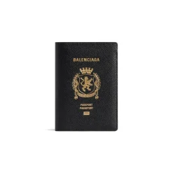 Custodia Passport da Uomo in Nero