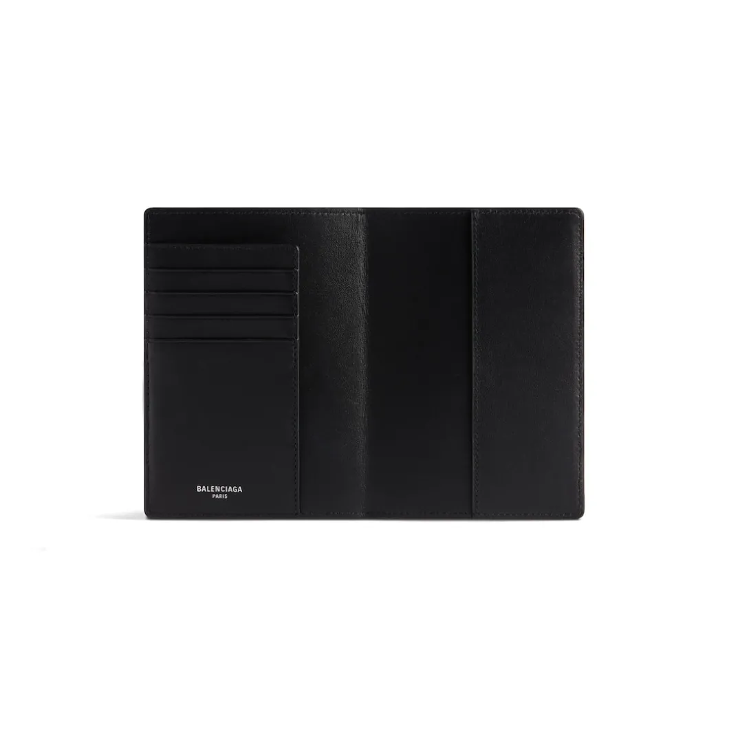 Custodia Passport da Uomo in Nero