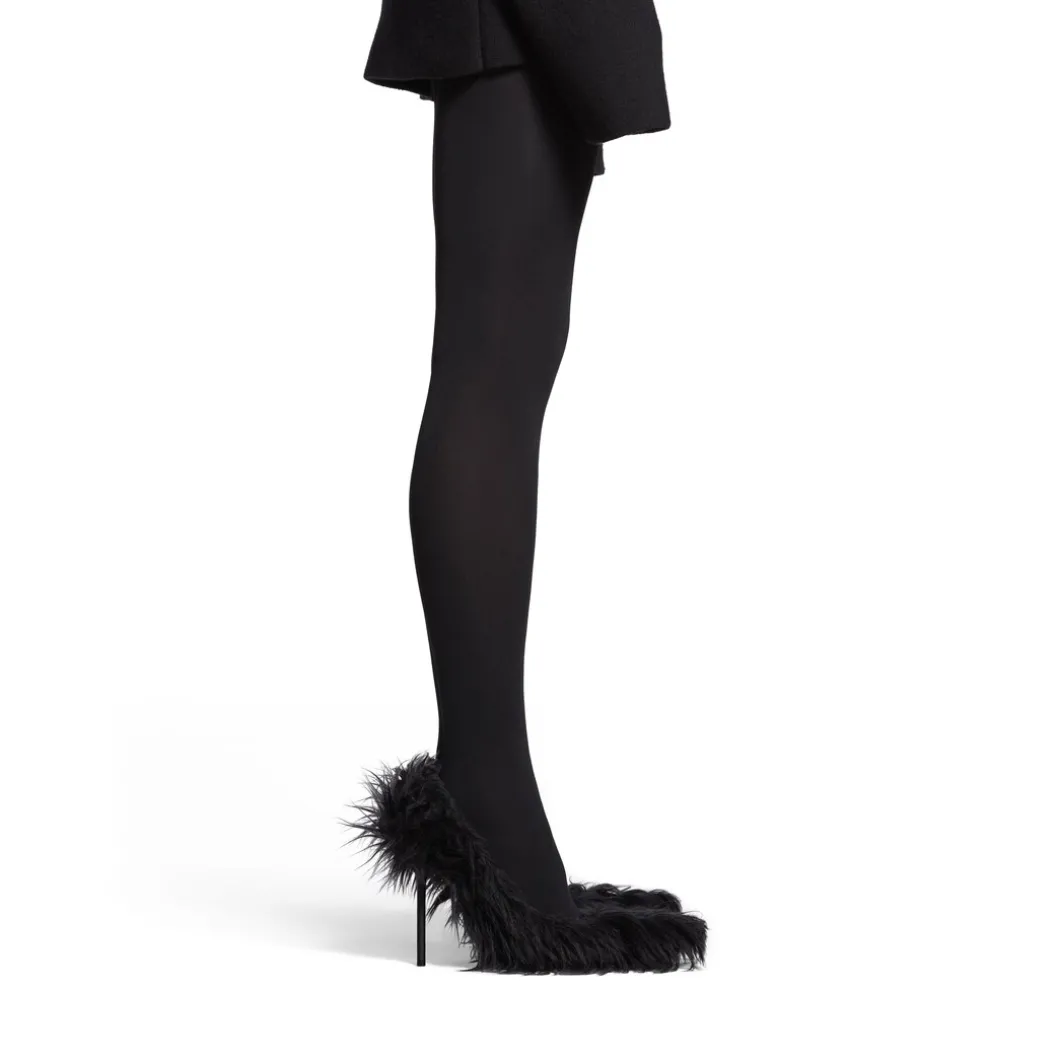 Décolleté Flex Fur 110 Mm da Donna in Nero