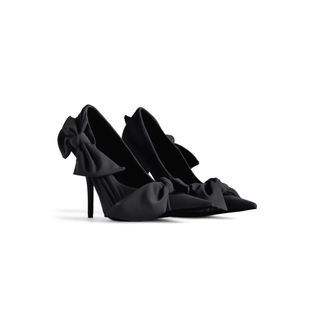 Décolleté Knife Knot 110 Mm da Donna in Nero