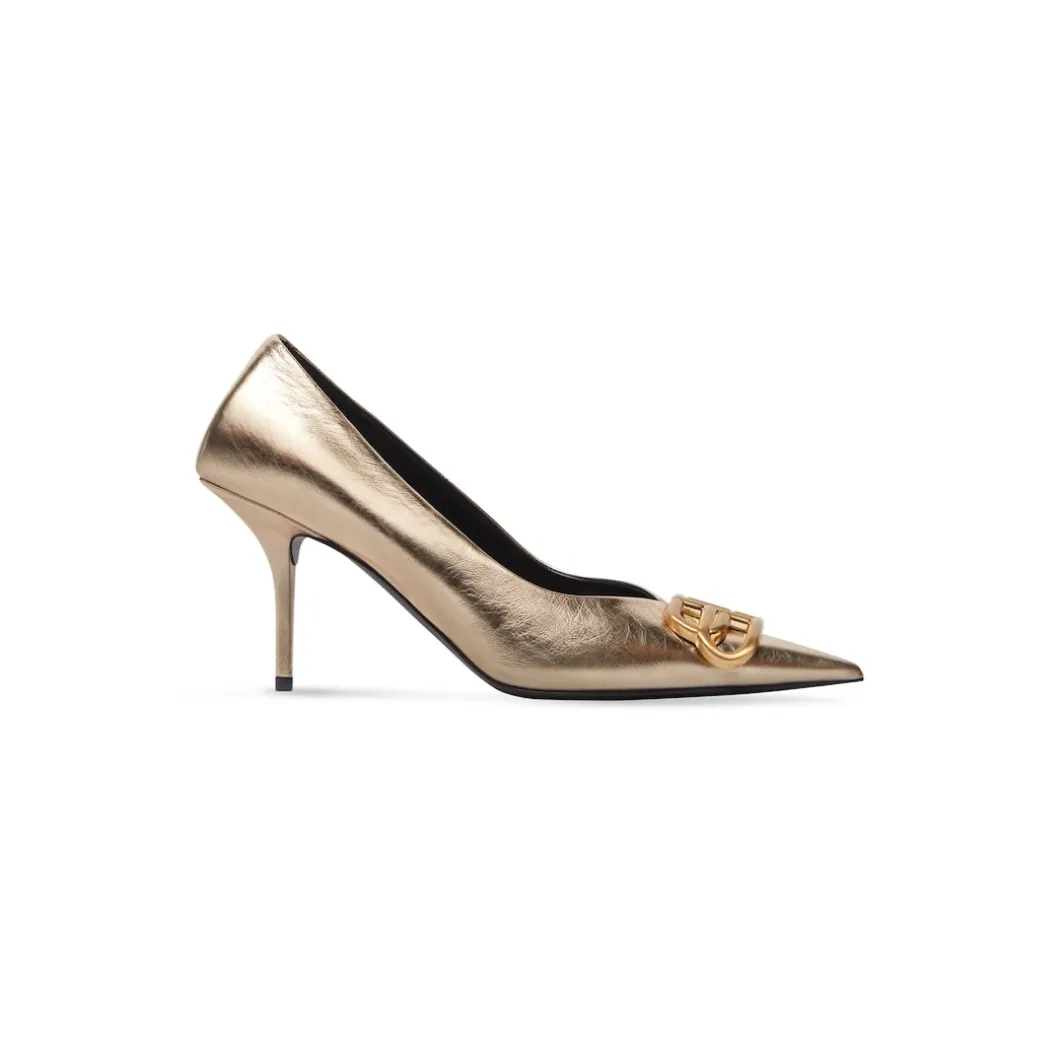 Décolleté Square Knife Bb 80 Mm da Donna in Oro