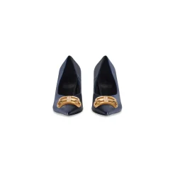 Décolleté Square Knife Bb 80 Mm da Donna in Blu Navy