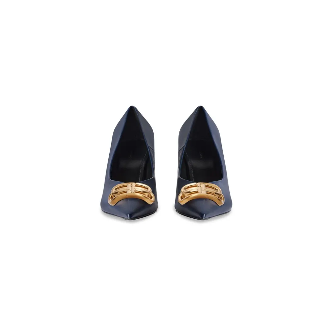 Décolleté Square Knife Bb 80 Mm da Donna in Blu Navy