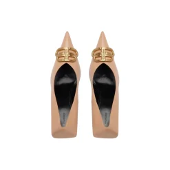 Décolleté Square Knife Bb 80 Mm da Donna in Beige