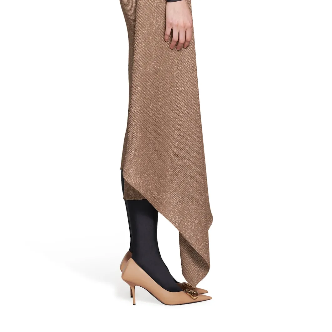 Décolleté Square Knife Bb 80 Mm da Donna in Beige