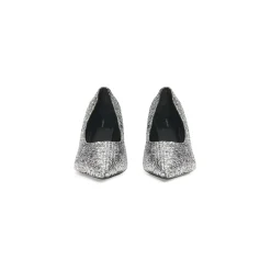Décolletés Square Knife 80 Mm da Donna in Argento