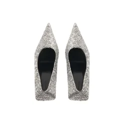 Décolletés Square Knife 80 Mm da Donna in Argento