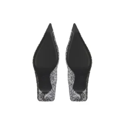 Décolletés Square Knife 80 Mm da Donna in Argento