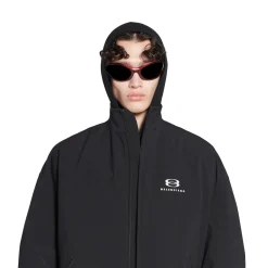 Giacca A Vento Cocoon Kick Unity Sports Icon in Nero