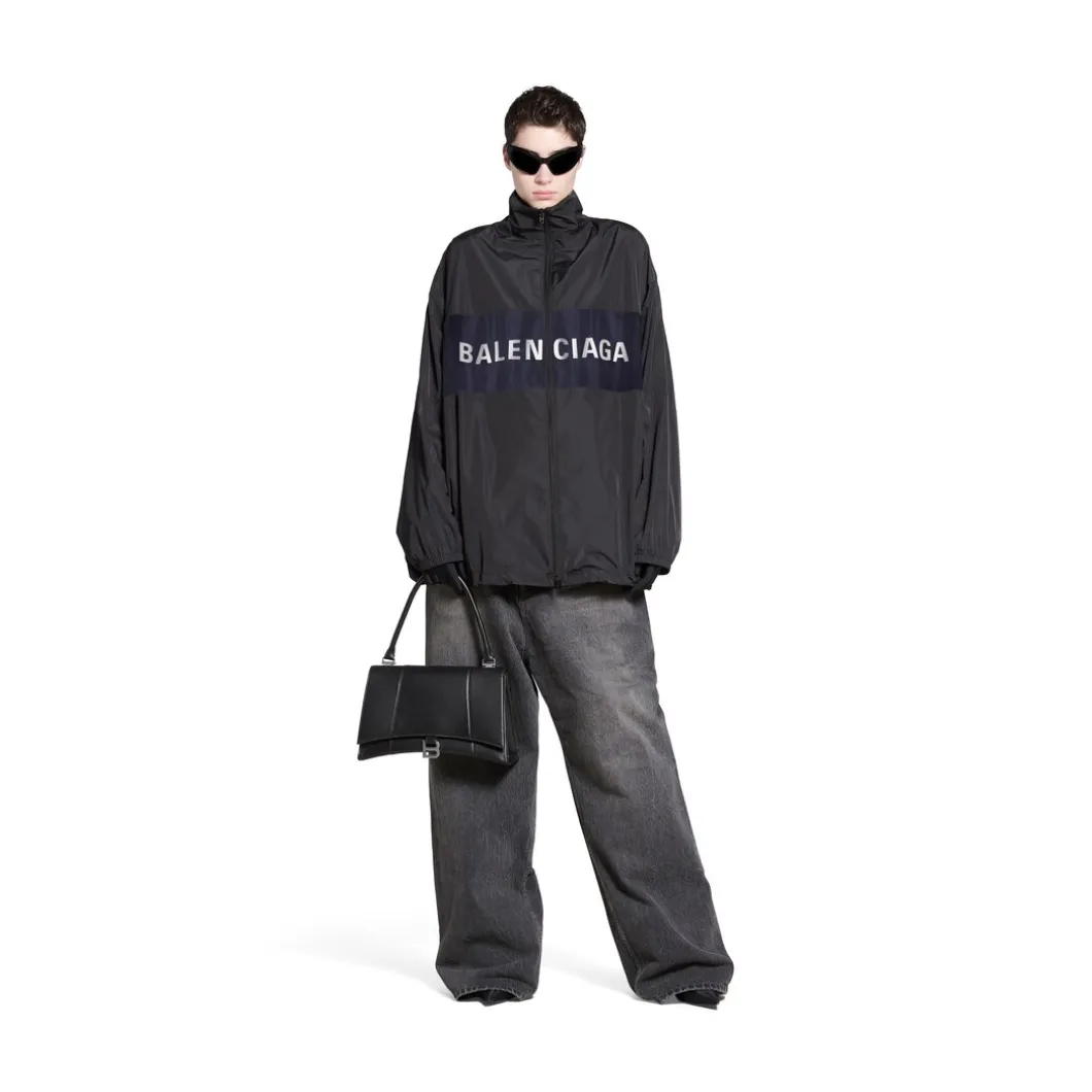 Giacca Balenciaga Con Zip in Nero