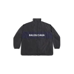 Giacca Balenciaga Con Zip in Nero