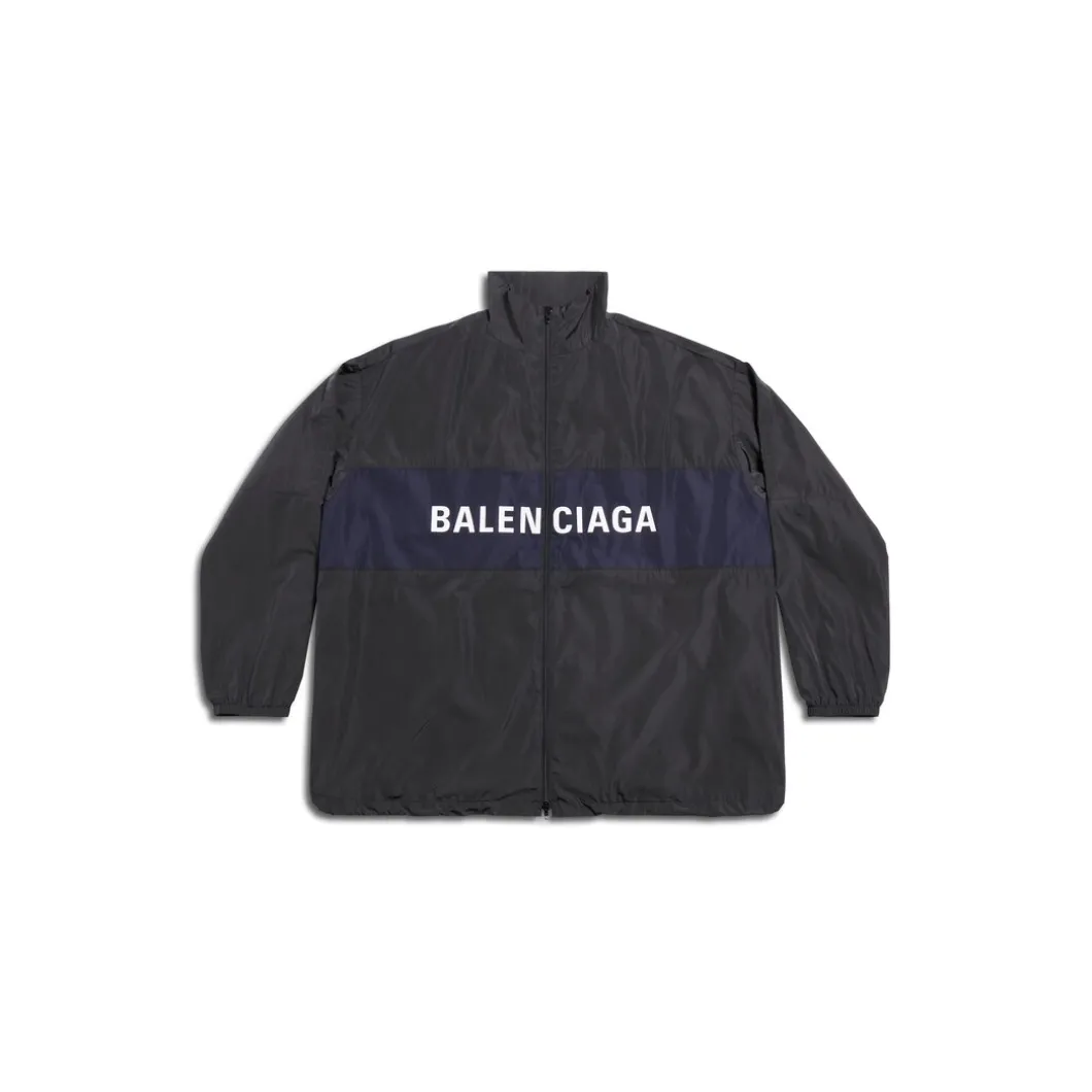 Giacca Balenciaga Con Zip in Nero