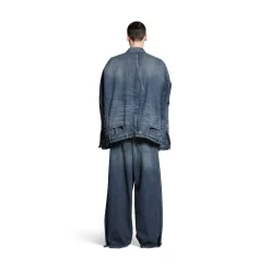 Giacca Deconstructed in Blu Scuro
