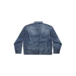 Giacca Deconstructed in Blu Scuro