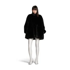 Giacca Extended Bb Balenciaga Con Zip in Nero