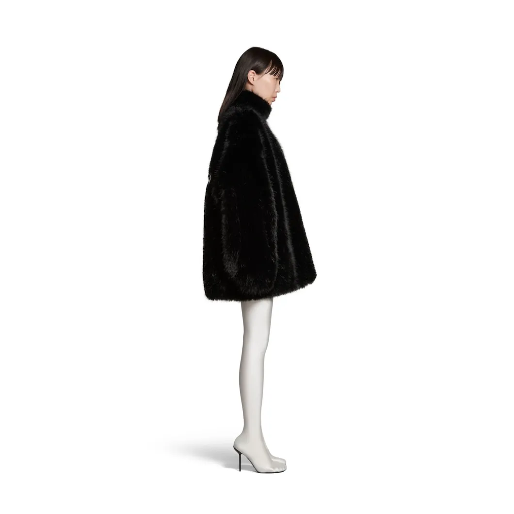 Giacca Extended Bb Balenciaga Con Zip in Nero