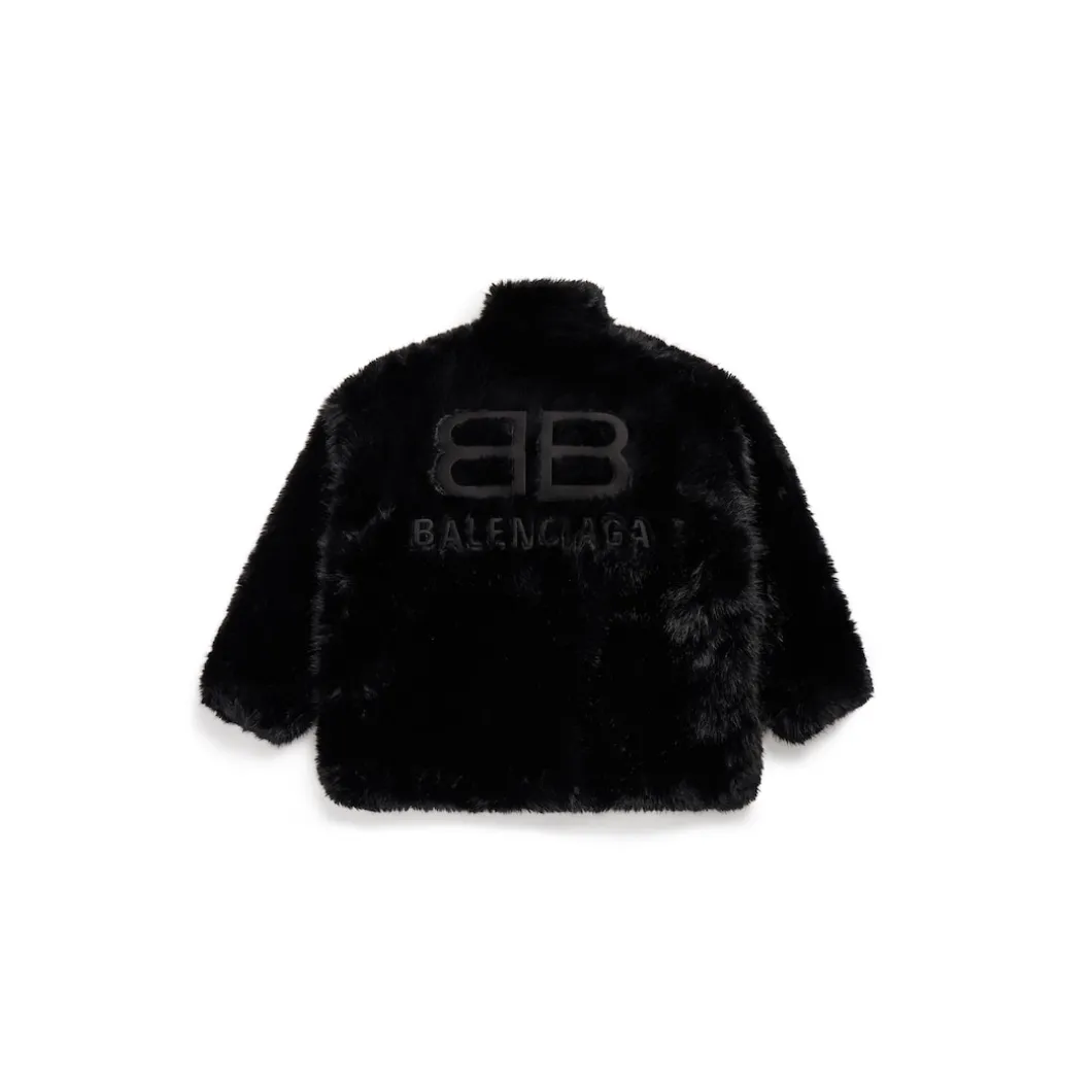 Giacca Extended Bb Balenciaga Con Zip in Nero