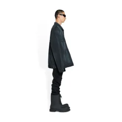 Giacca Hand-drawn Bb Icon Oversize in Nero