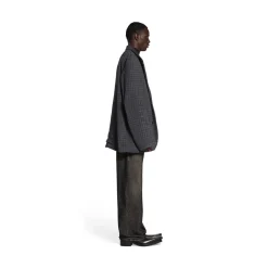 Giacca In Maglia Tailored in Grigio
