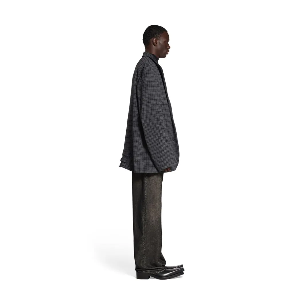 Giacca In Maglia Tailored in Grigio