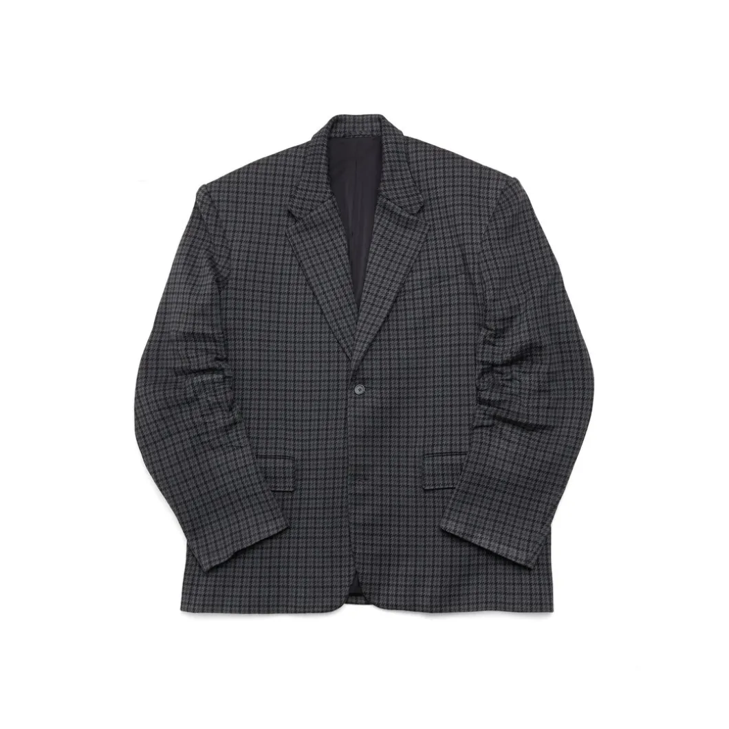 Giacca In Maglia Tailored in Grigio