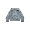 Giacca Off Shoulder in Azzurro