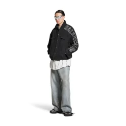 Giacca Outline Large Fit in Nero