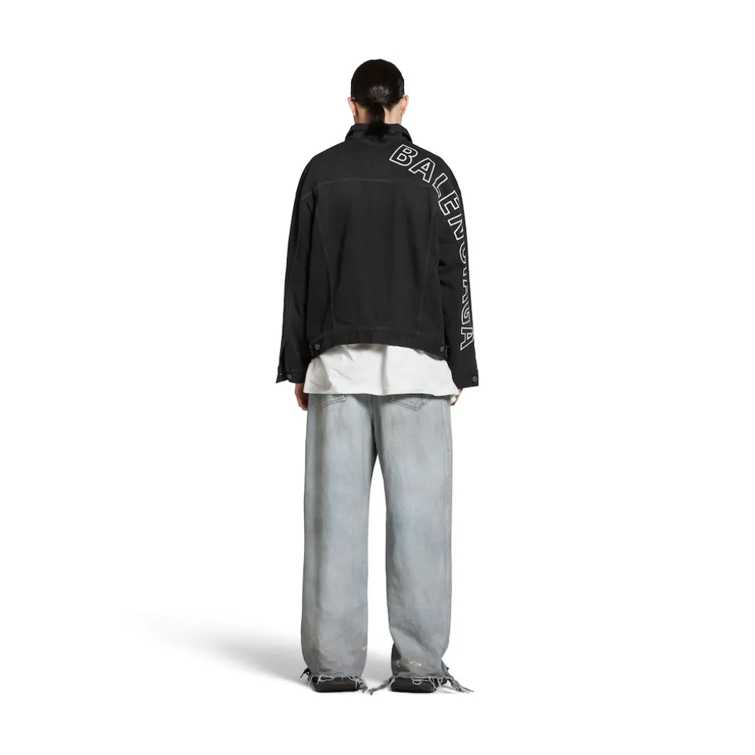 Giacca Outline Large Fit in Nero